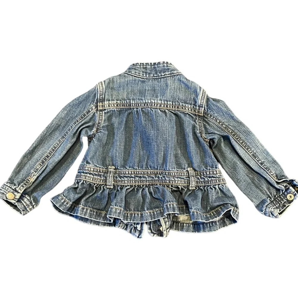 Girls Baby Gap Plaid & Denim Coat Bundle | 12-18M
